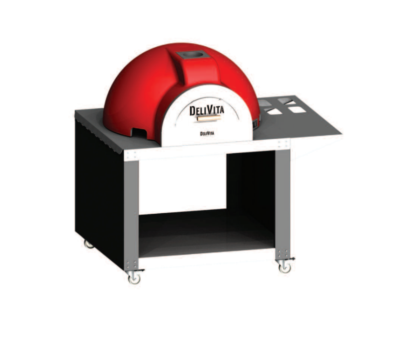 Delivita - Pro Dual Fuel - Orange Blaze + Flue Pipe & Rain cap